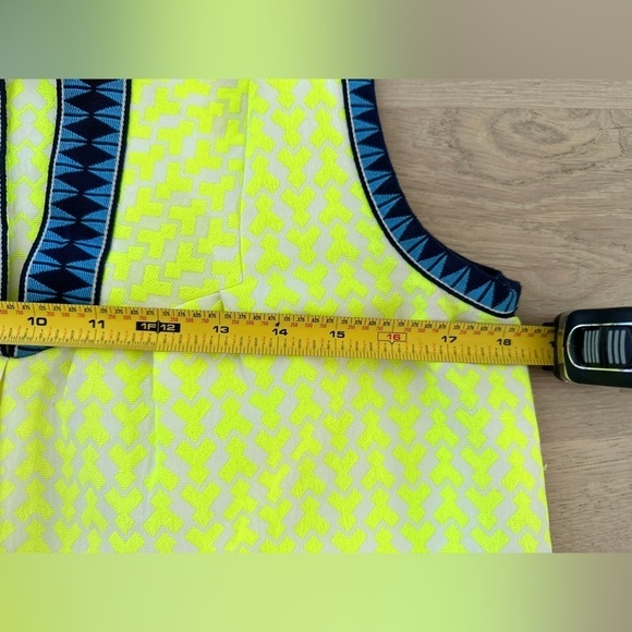 J crew neon shift dress size 0 - Picture 6 of 8